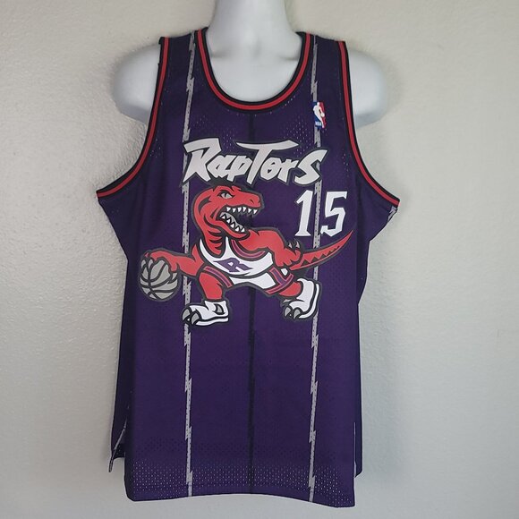Mitchell & Ness Toronto Raptors Vince Carter 1998 - 99 NBA Basketball Jersey - Picture 2 of 10